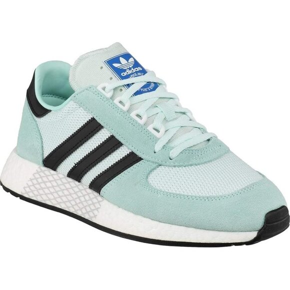 adidas Marathon Tech - Size 10 Men`s Running Shoes Clear Mint Black G27521 NEW main image 5